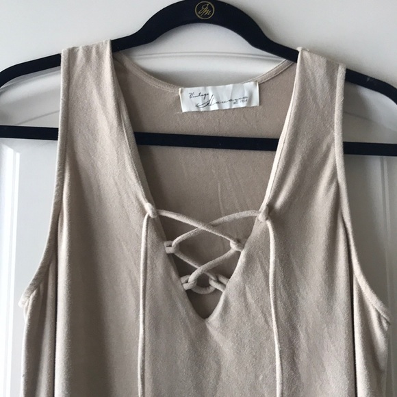 Suede dress - Picture 2 of 2